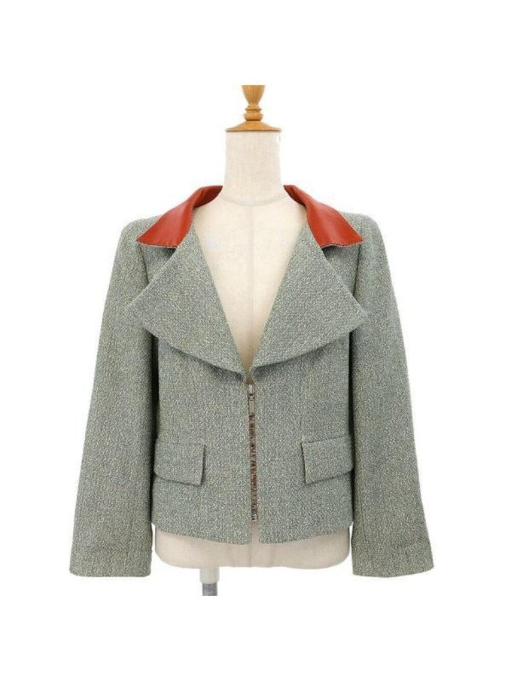 Chanel 01P Jacket Green